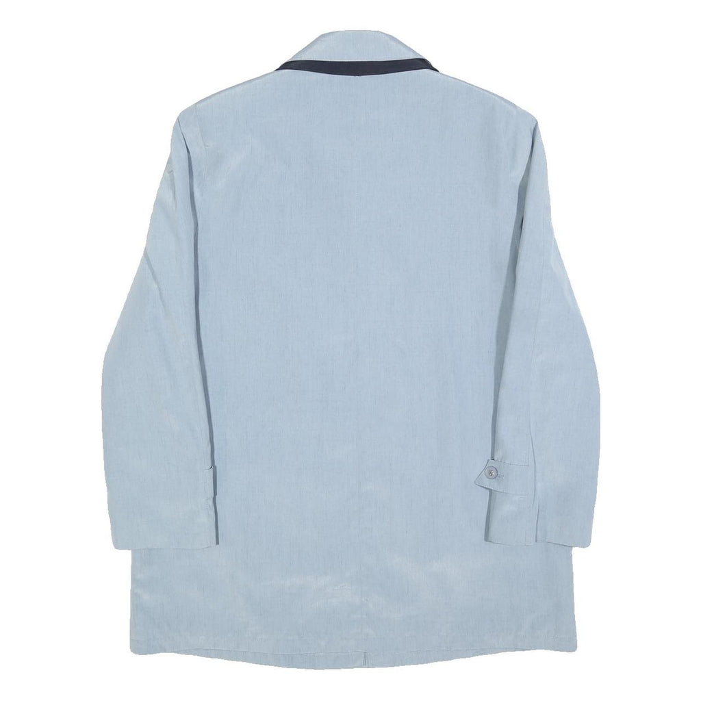 SUMMER REFLECTIONS Womens Blue Button Jacket UK 12 Polyester Blend Plain Elegant