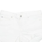 7 FOR ALL MANKIND Turn Up Womens Denim Shorts White M W30