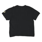 TRUE RELIGION Mens Black L T-Shirt Short Sleeve Crew Neck Logo Sleeve