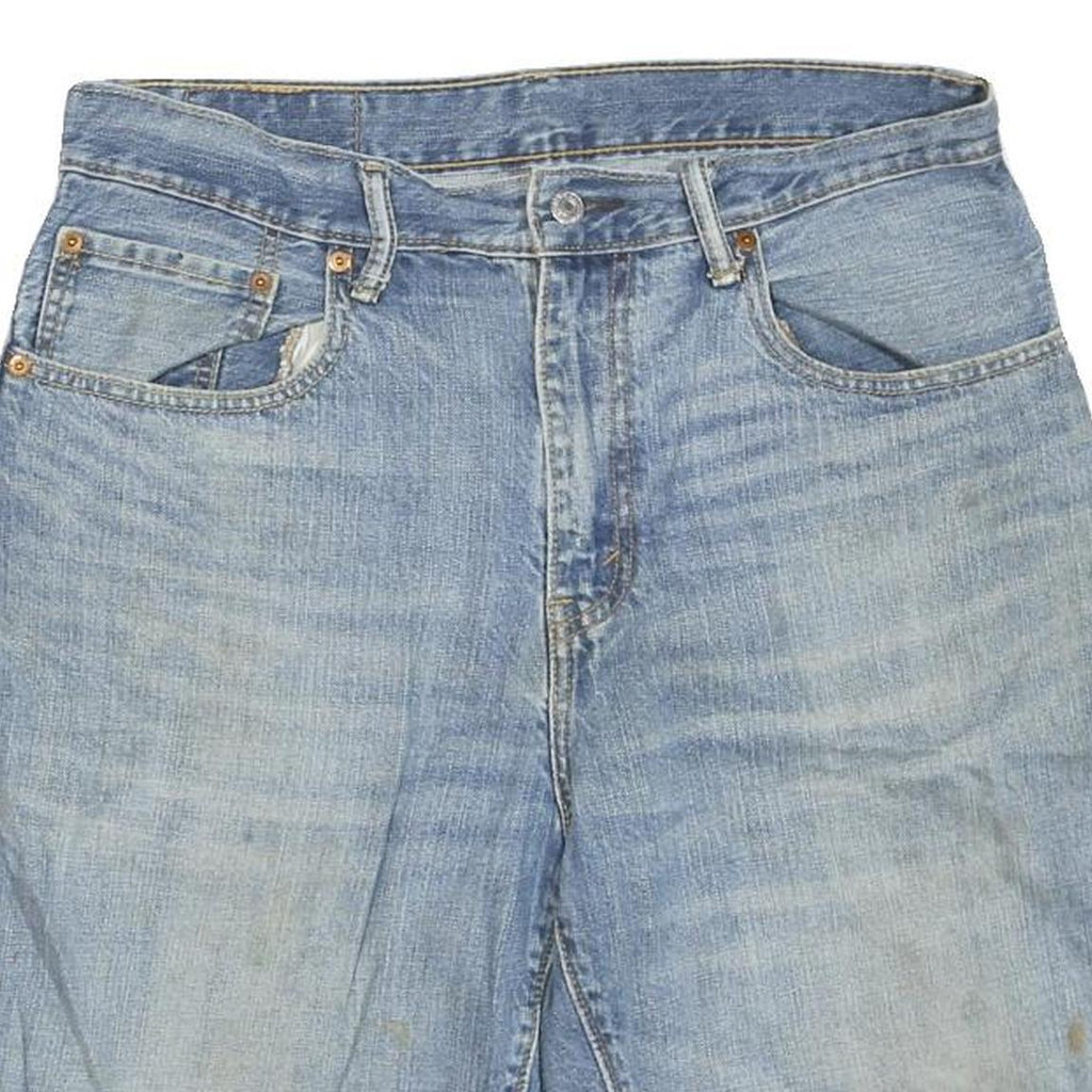 LEVI'S Mens Denim Blue Casual Shorts M W31 569 Relaxed Fit Cotton Blend