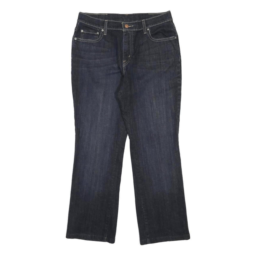 LEVI'S Womens Regular Blue Denim Rinse W30 L27 Jeans Classic Straight Cotton
