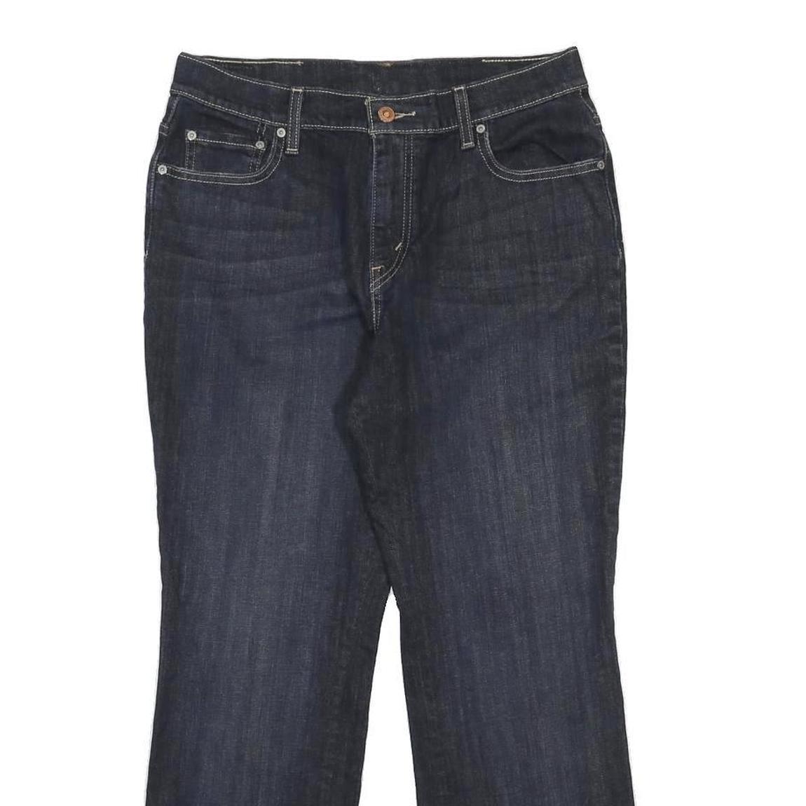 LEVI'S Womens Regular Blue Denim Rinse W30 L27 Jeans Classic Straight Cotton