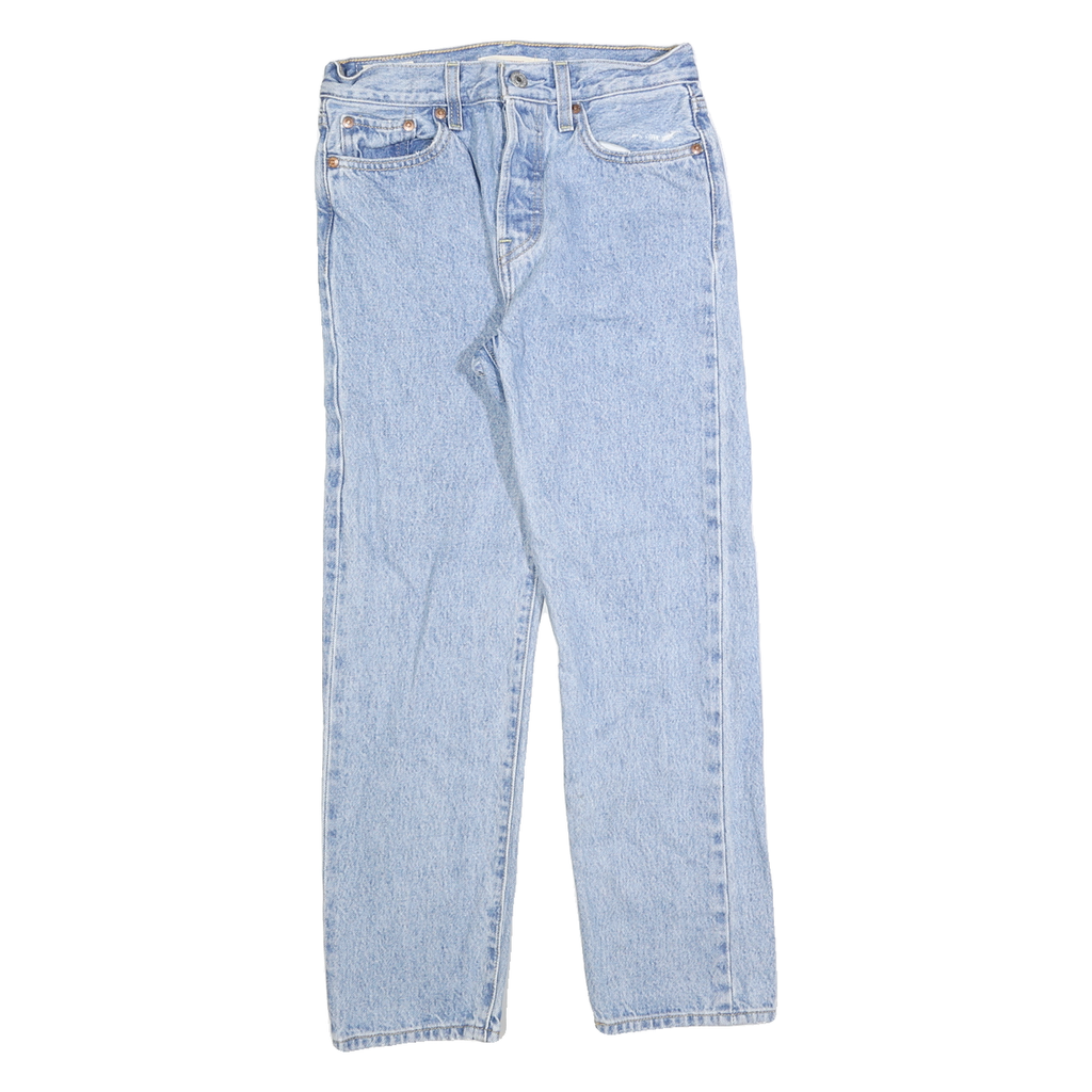 LEVI'S Womens Jeans Blue Regular Straight Denim Light W25 L26 Classic Cotton