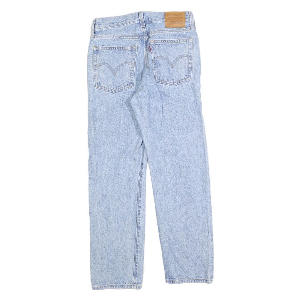 LEVI'S Womens Jeans Blue Regular Straight Denim Light W25 L26 Classic Cotton