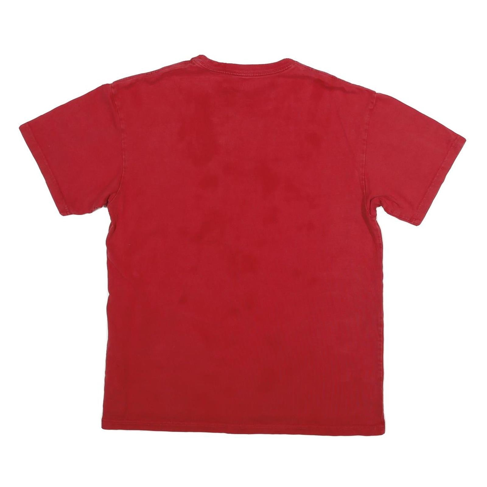 CARHARTT Mens Red Classic T-Shirt M Short Sleeve Crew Neck Cotton Blend