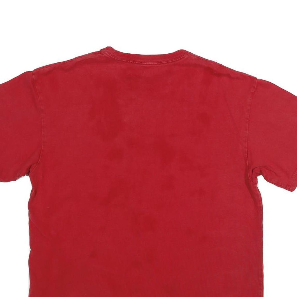 CARHARTT Mens Red Classic T-Shirt M Short Sleeve Crew Neck Cotton Blend