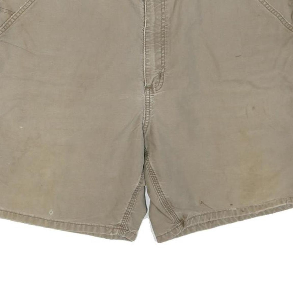 CARHARTT Mens Shorts Beige Casual Cotton Blend XL W40 Workwear Utility