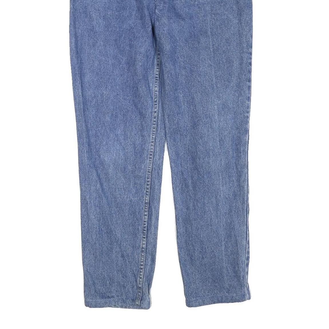 Womens Blue Relaxed Fit Denim Jeans W26 L29 Cotton Blend Zip Pockets