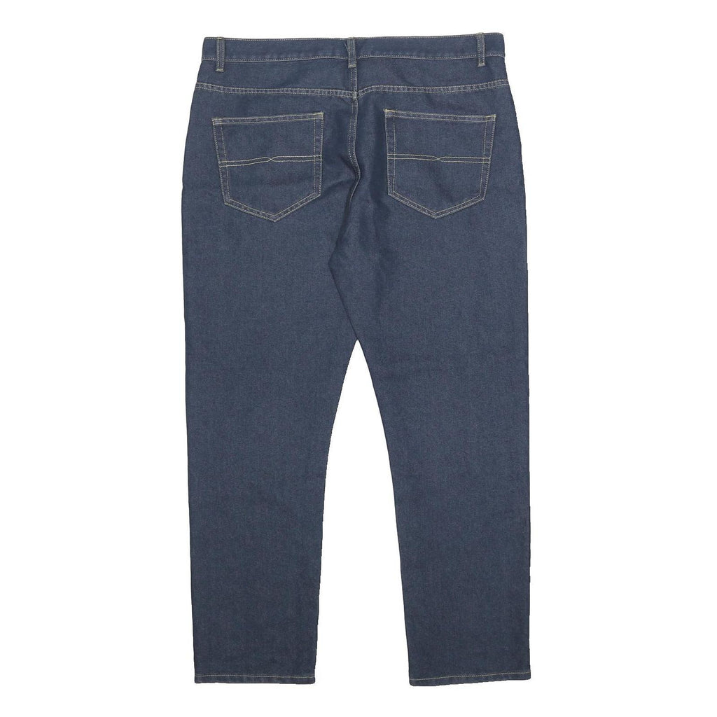 PEP & CO Mens Regular Fit Blue Denim Jeans W38 L30 Classic Zip Pocket