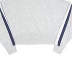 CONVERSE Womens Grey Sweatshirt XS Crew Neck Cotton Blend Pullover Striped