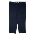 DICKIES Mens Trousers Blue Regular Tapered W44 L29