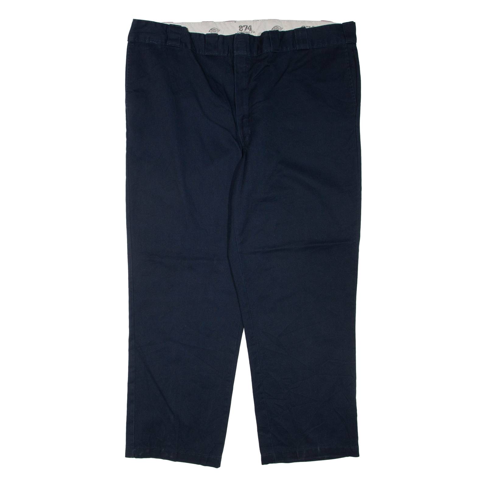 DICKIES Mens Trousers Blue Regular Tapered W44 L29