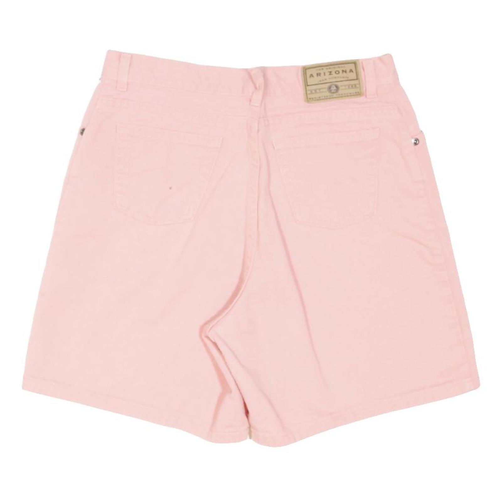 ARIZONA JEAN COMPANY Womens Pink Casual Cotton Blend Shorts M W30 Comfortable
