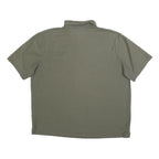 KAPPA Mens Green Short Sleeve Plain XL Cotton Blend Casual Polo Shirt