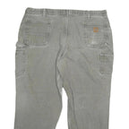 CARHARTT Mens Relaxed Work Jeans Grey Denim W44 L27 Durable Heavy Cotton