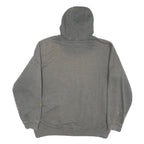 CARHARTT Mens Grey Hoodie XL Cotton Blend Pullover Logo Print Workwear