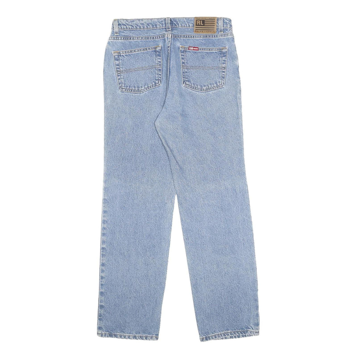 RALPH LAUREN POLO JEANS COMPANY Womens Regular Blue Denim Light Jeans W31 L31