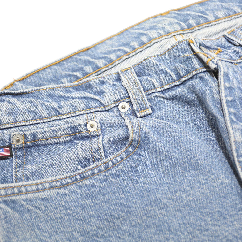 RALPH LAUREN POLO JEANS COMPANY Womens Regular Blue Denim Light Jeans W31 L31