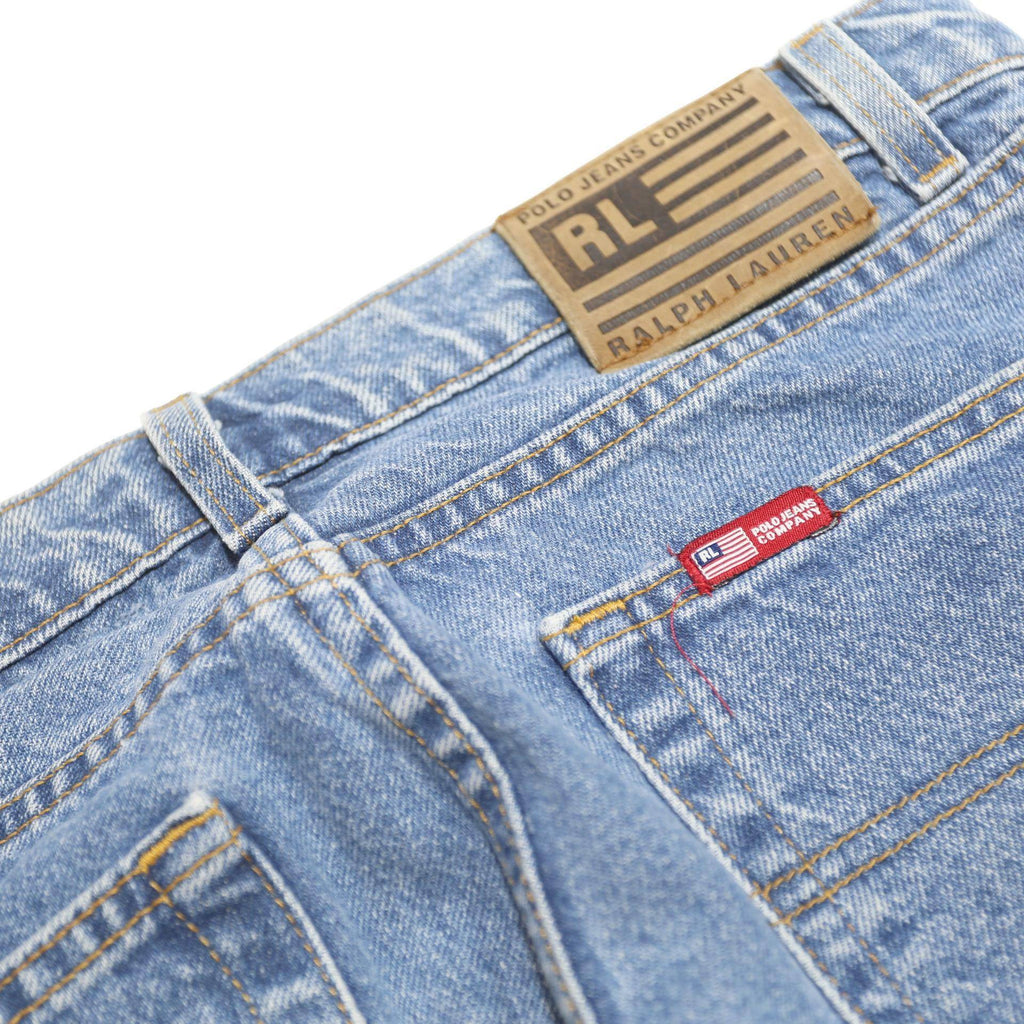 RALPH LAUREN POLO JEANS COMPANY Womens Regular Blue Denim Light Jeans W31 L31