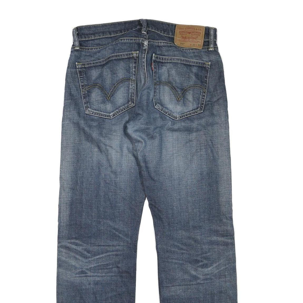 LEVI'S 514 Classic Womens Jeans Blue Regular Straight Denim Medium W32 L32