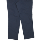 CARHARTT Mens Polyester Blend Navy Regular Straight Trousers W36 L30 Workwear
