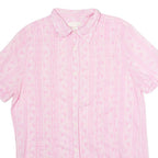 DIESEL Womens Shirt Pink Floral L