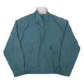 Mens Blue Polyester Blend Zip Jacket L Casual Plain Lightweight Outerwear