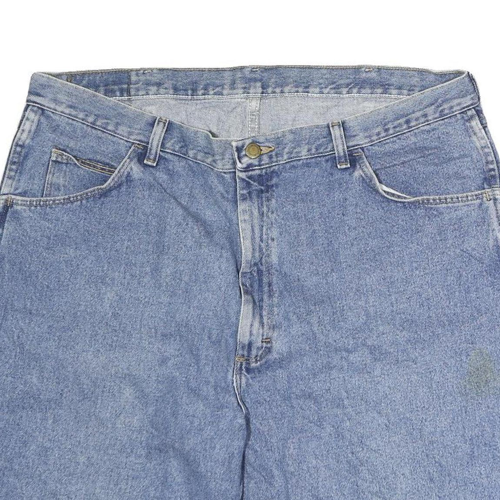 WRANGLER Mens Denim Blue Casual Shorts XL W40 Classic Fit Cotton