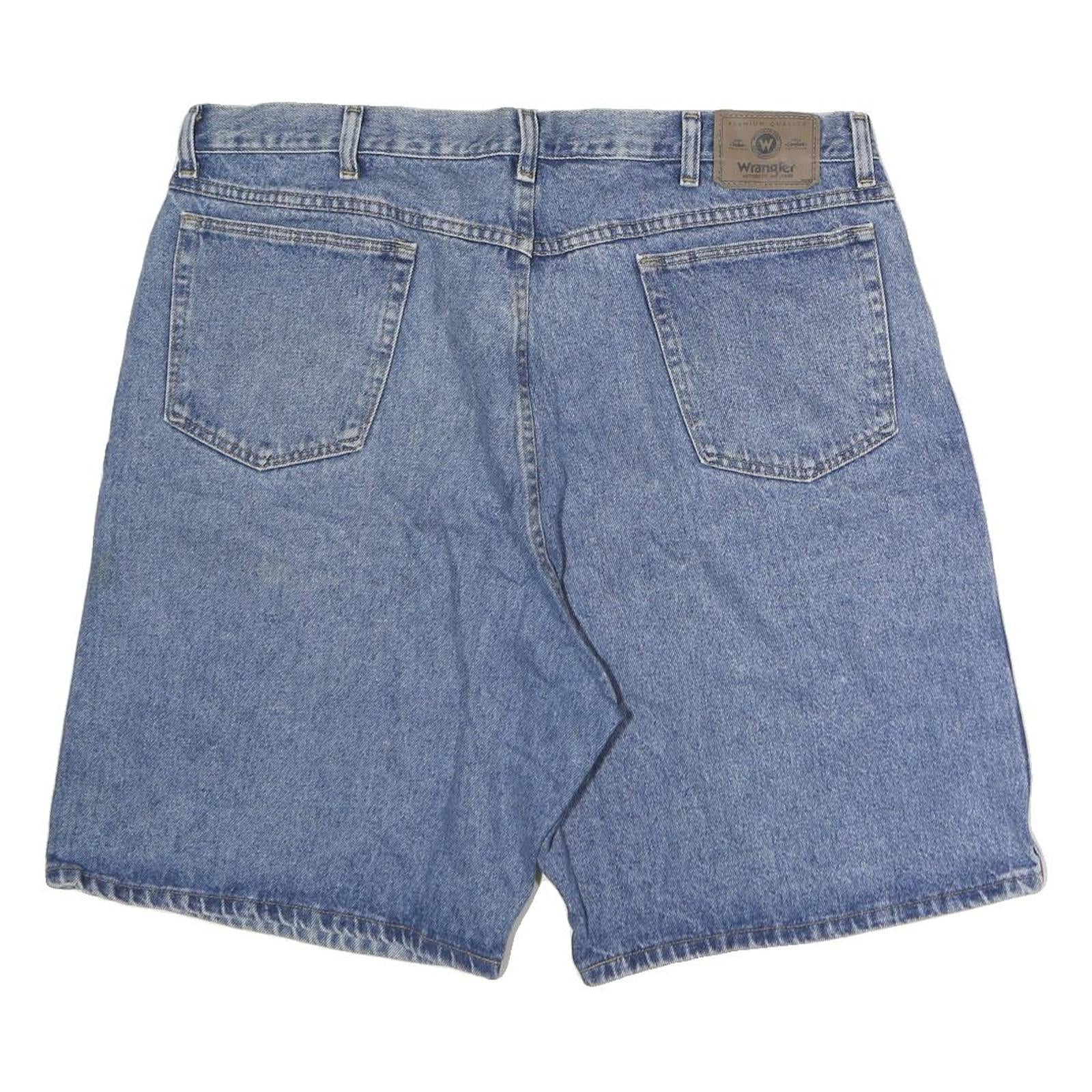 WRANGLER Mens Denim Blue Casual Shorts XL W40 Classic Fit Cotton