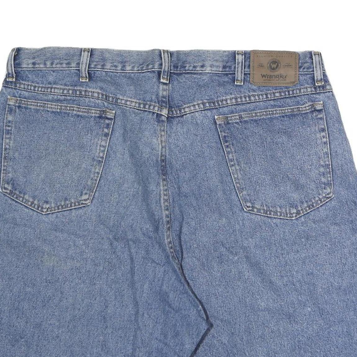 WRANGLER Mens Denim Blue Casual Shorts XL W40 Classic Fit Cotton