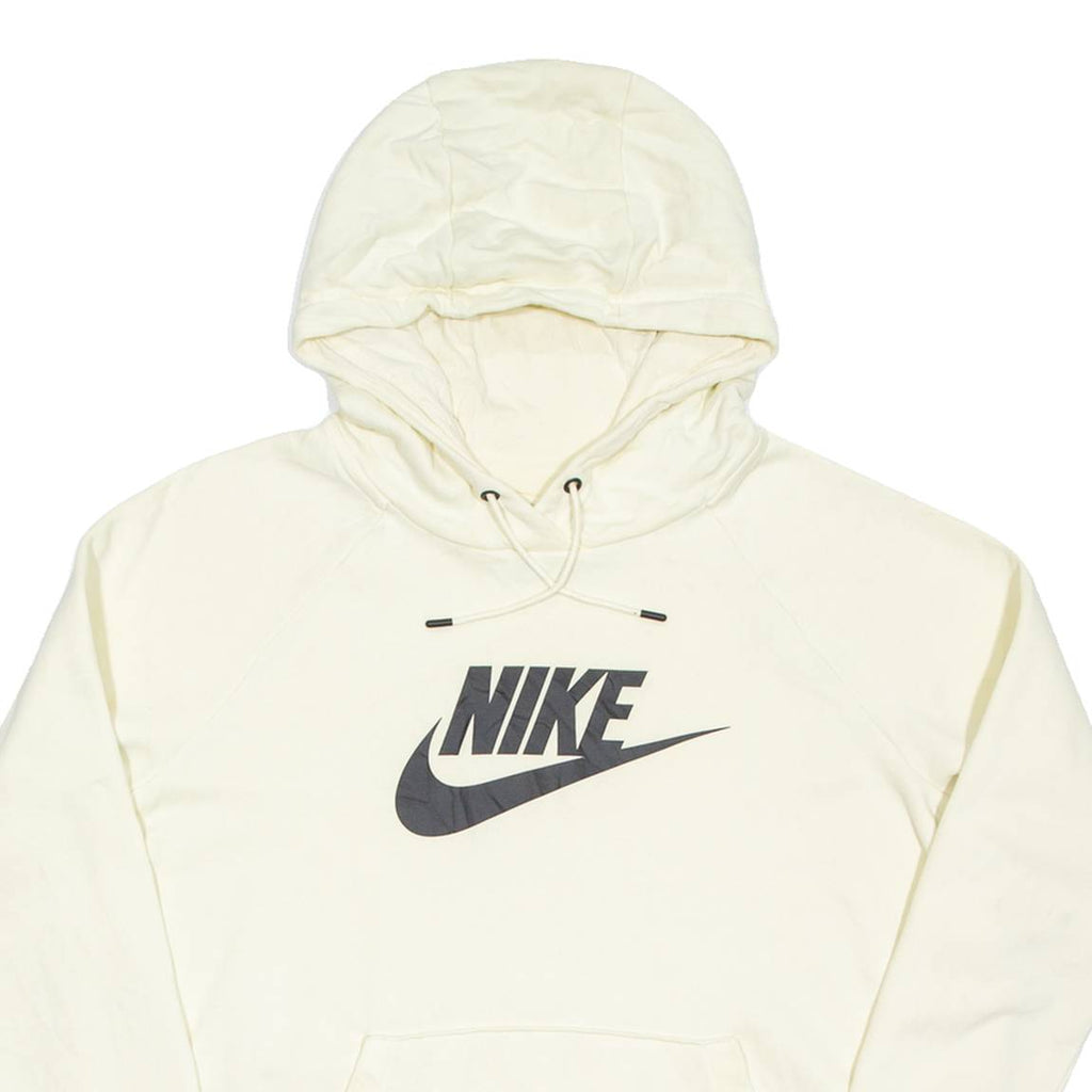 NIKE Womens Yellow Hoodie L