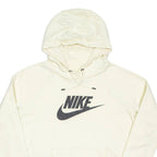 NIKE Womens Yellow Hoodie L