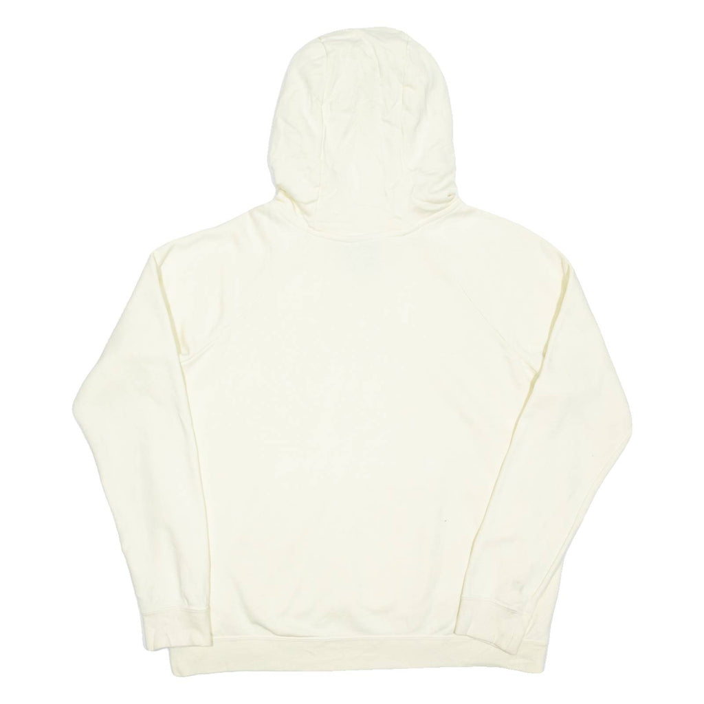 NIKE Womens Yellow Hoodie L
