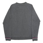 FILA Mens Grey Cotton Crew Neck M Sweatshirt Embroidered Logo Retro Style