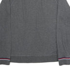 FILA Mens Grey Cotton Crew Neck M Sweatshirt Embroidered Logo Retro Style