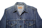 LEVI'S Womens Blue Denim Jacket L Cotton Button Closure Classic Fit Casual