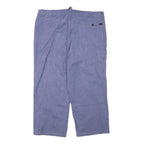 SPILAG Mens Cotton Blend Blue Relaxed Straight Trousers W38 L23 Casual Workwear