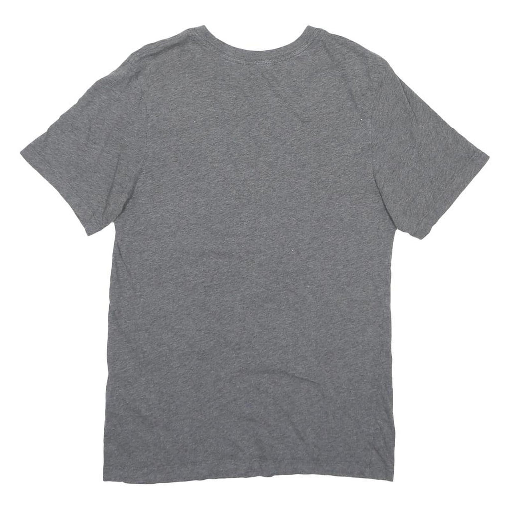 NIKE Mens Grey Just Do It Graphic T-Shirt S Short Sleeve Crew Neck Casual Cotton