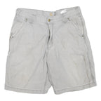 CARHARTT Mens Shorts Grey Casual M W34 Cotton Blend Comfortable Workwear