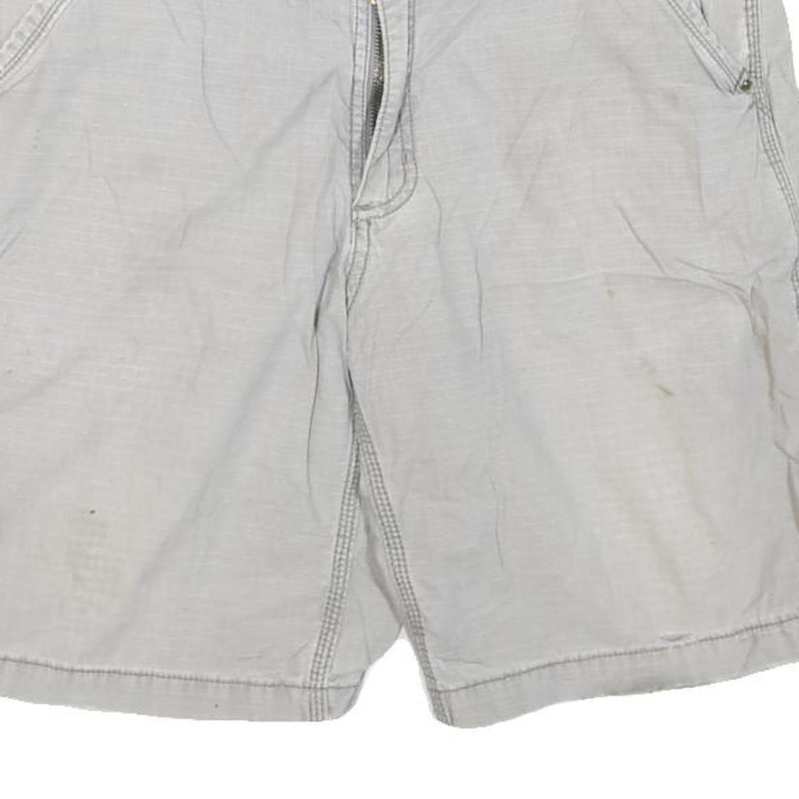 CARHARTT Mens Shorts Grey Casual M W34 Cotton Blend Comfortable Workwear