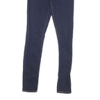 LEVI'S Womens Jeans Blue Regular Skinny Denim Dark W25 L28 Classic Zip