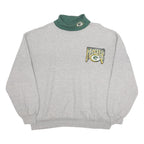MAJESTIC Womens Grey Green Green Bay Packers Crew Neck XL Sweatshirt Pullover