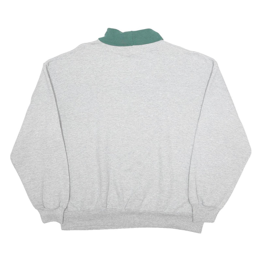 MAJESTIC Womens Grey Green Green Bay Packers Crew Neck XL Sweatshirt Pullover