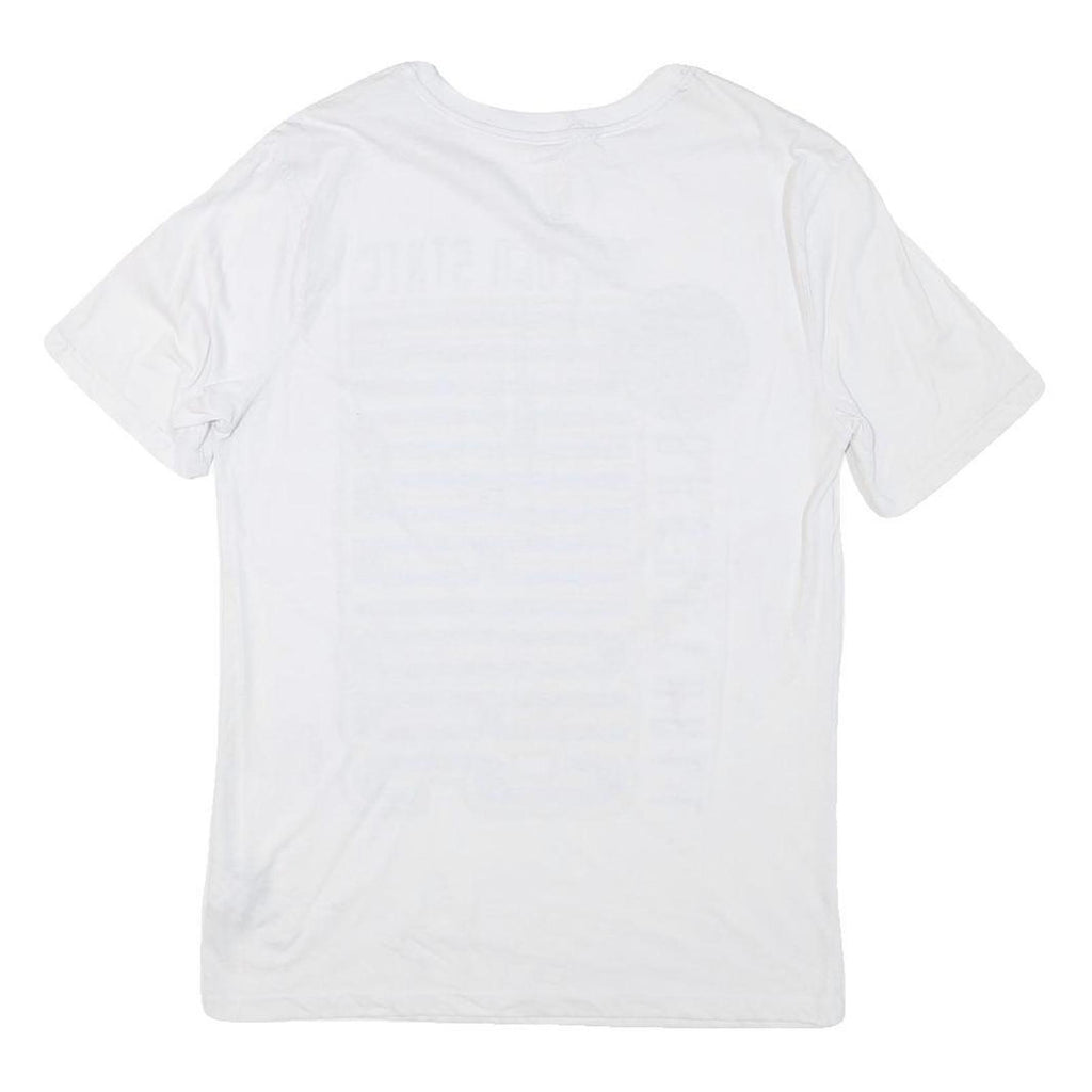 NBA Mens White Golden State Warriors Graphic T-Shirt M Short Sleeve Crew Neck