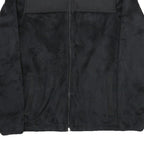 FILA Womens Black Sport Jacket S Polyester Zip Plain Casual Lightweight