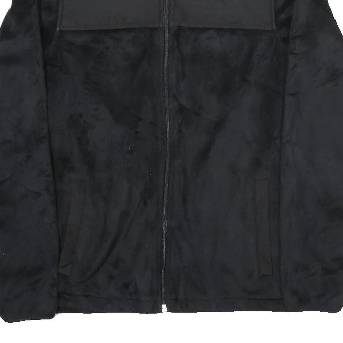 FILA Womens Black Sport Jacket S Polyester Zip Plain Casual Lightweight