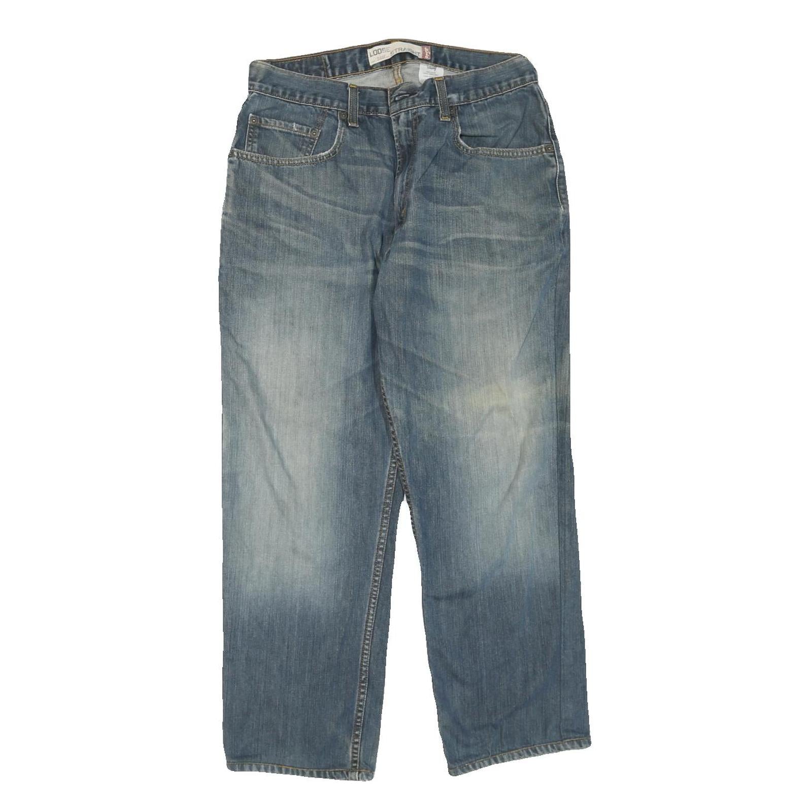 LEVI'S 569 Womens Regular Fit Straight Denim Stone Wash W31 L26 Casual Jeans