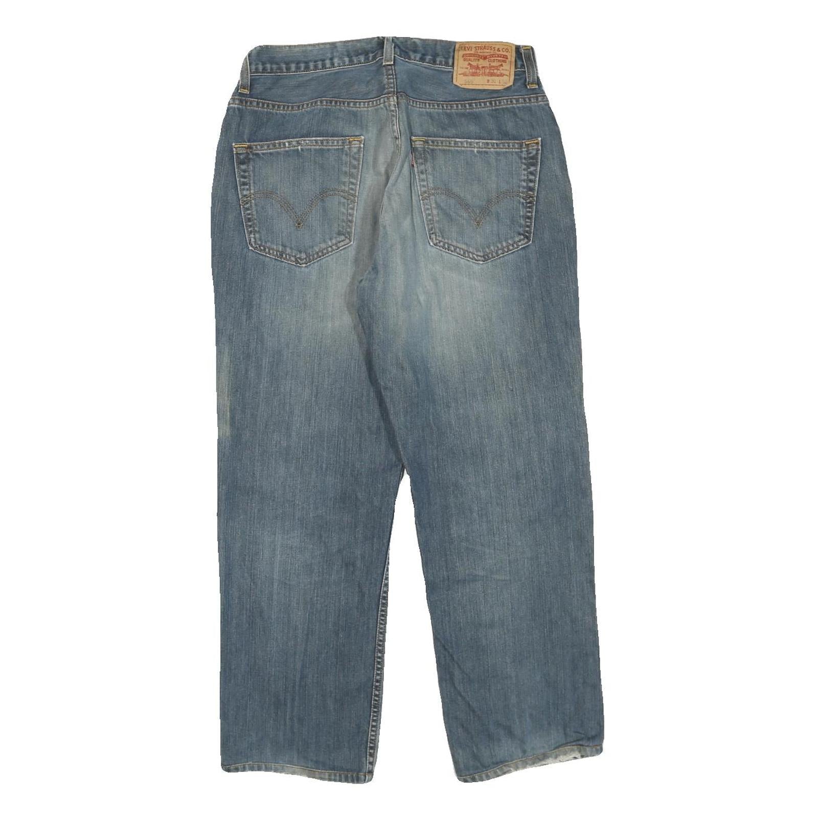 LEVI'S 569 Womens Regular Fit Straight Denim Stone Wash W31 L26 Casual Jeans