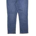 LEVI'S Womens Classic Blue Denim Straight Medium W30 L27 Jeans Zip Cotton Blend