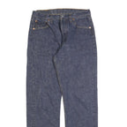 LEVI'S 501 Mens Jeans Blue Regular Straight Denim Medium W30 L30 Classic Button